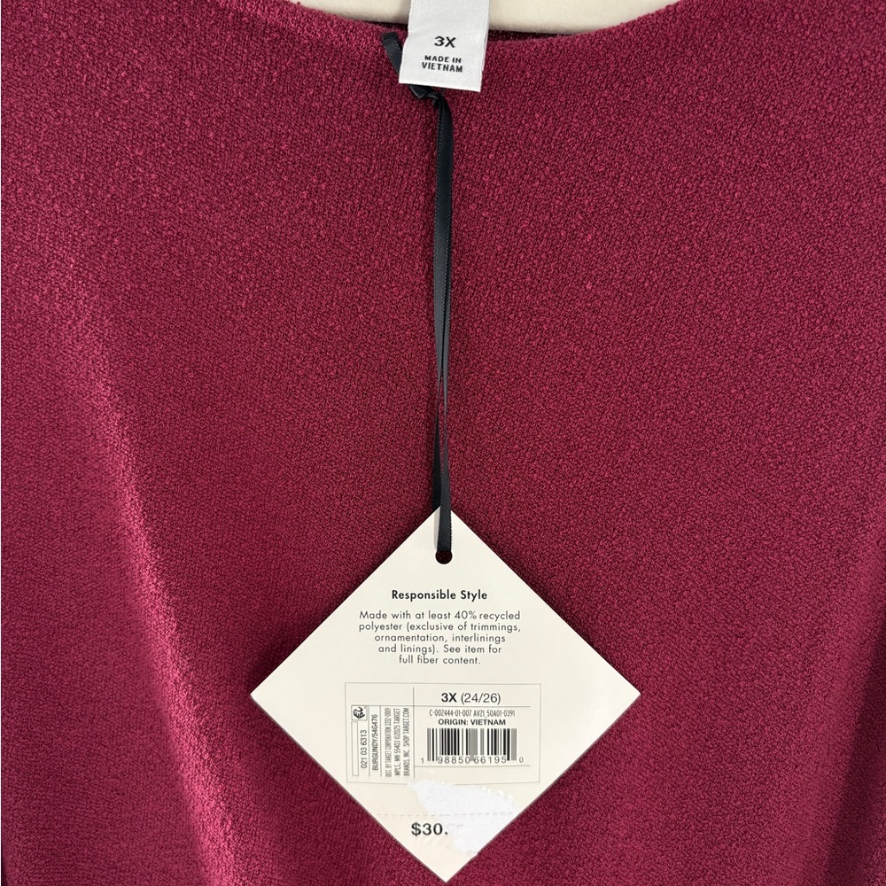 Ava & Viv Sleeveless Midi Dress in Rich Pink - Picture 4 of 8